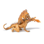 Figurine Dragon deux têtes or Papo en PVC, Collection Fantastique, jouet éducatif idéal pour enfants et collectionneurs