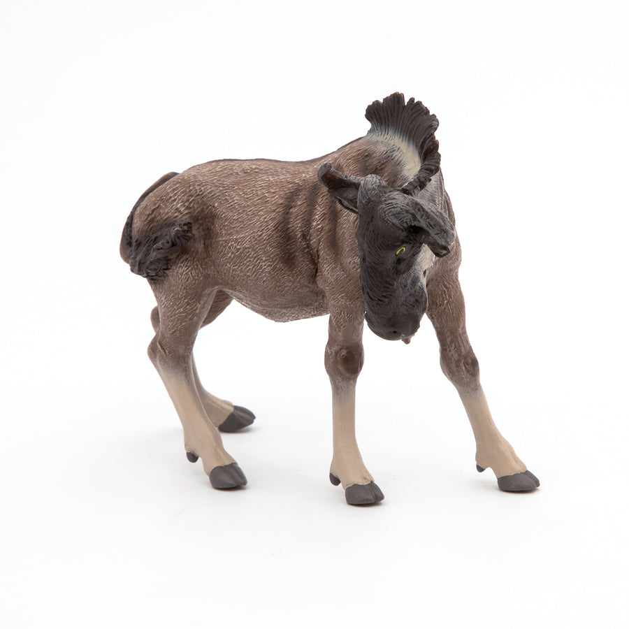 Figurine Gnou Papo en PVC, thème savane, Collection Animaux sauvages, jouet éducatif idéal pour enfants et collectionneurs