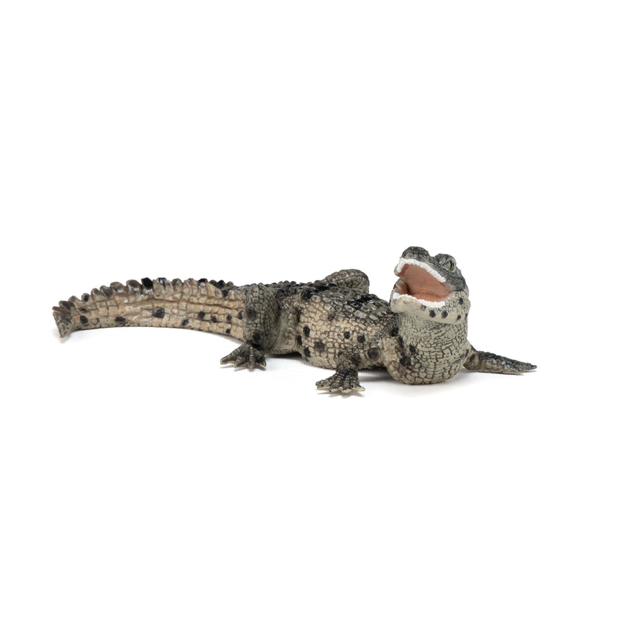 Figurine Bébé crocodile Papo en PVC, Collection Animaux sauvages, jouet éducatif idéal pour enfants et collectionneurs