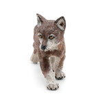Figurine Louveteau Papo en PVC, thème forêt, Collection Animaux sauvages, jouet éducatif idéal pour enfants et collectionneurs