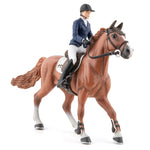 Figurine Pénélope et Flora Papo en PVC, Collection chevaux, jouet éducatif idéal pour enfants et collectionneurs