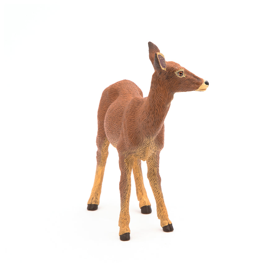 Figurine Biche Papo en PVC, thème forêt, Collection Animaux sauvages, jouet éducatif idéal pour enfants et collectionneurs